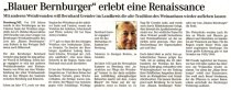 Pressebeitrag ''Blauer Bernburger'<sup>&reg;</sup> erlebt eine Renaissance' MZ 14.12.2004